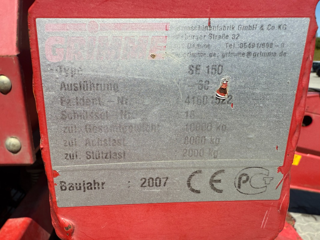 Grimme SE 170-60-UB - Skördemaskin: bild 2 Grimme SE 170-60-UB - Skördemaskin: bild 2