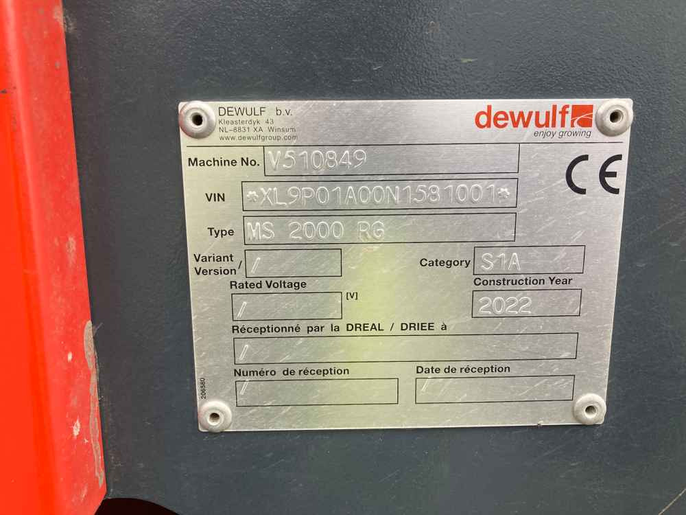 Dewulf Dewulf, MS 2000 RS, 2 Row, Trailed, Belt, Potato Planter - Skördemaskin: bild 5 Dewulf Dewulf, MS 2000 RS, 2 Row, Trailed, Belt, Potato Planter - Skördemaskin: bild 5