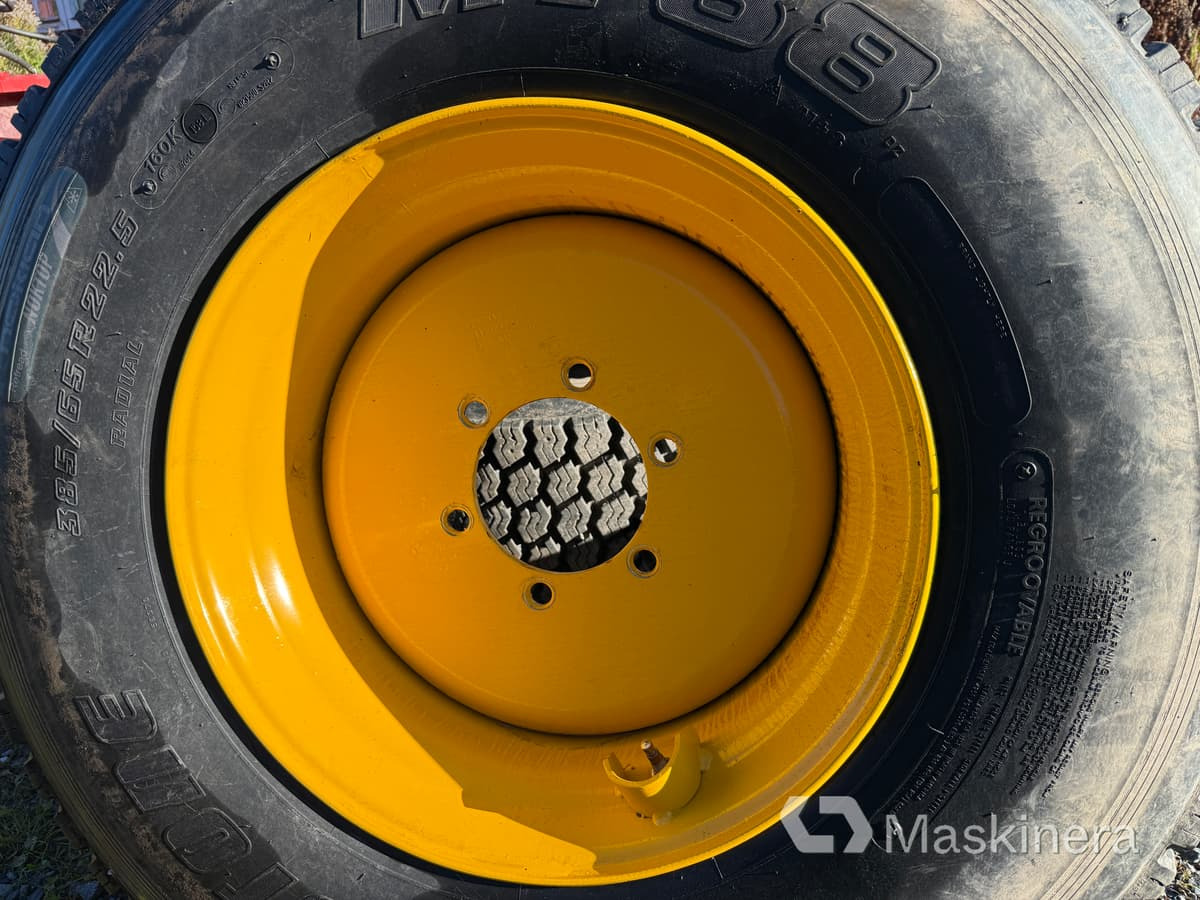 Komplett hjul för Byggmaskiner Bridgestone M788 Entreprenaddäck på fälg 385/65R22.5: bild 15