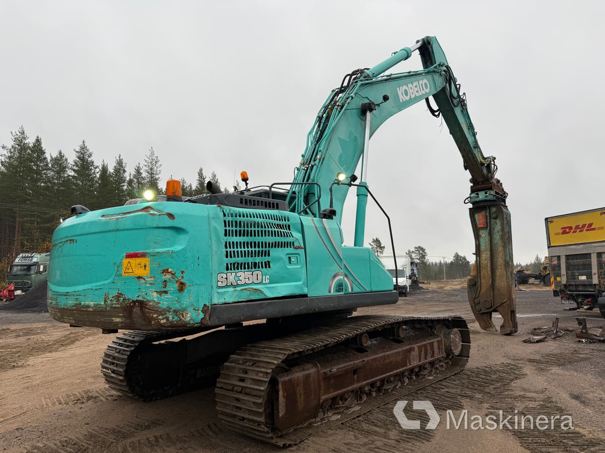 Grävmaskin Kobelco SK350LC-10 med stålsax - Bandgrävare: bild 5 Grävmaskin Kobelco SK350LC-10 med stålsax - Bandgrävare: bild 5
