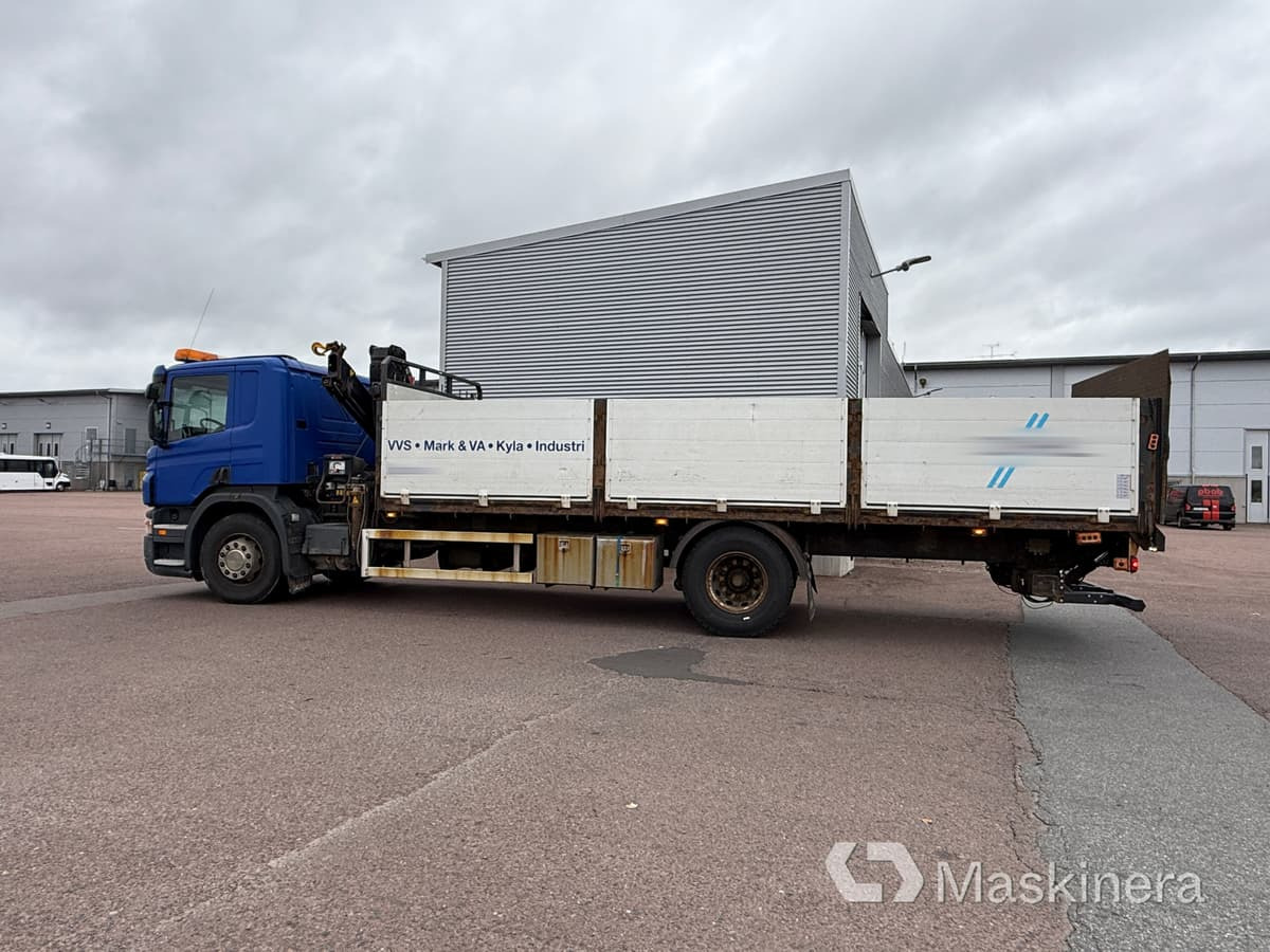 Kranbil Scania P320 - Flakbil, Kranbil: bild 2 Kranbil Scania P320 - Flakbil, Kranbil: bild 2