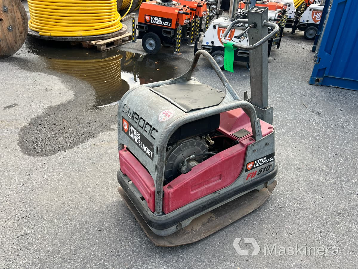 Markvibrator Swepac FB510 - Vibroplatta: bild 1 Markvibrator Swepac FB510 - Vibroplatta: bild 1