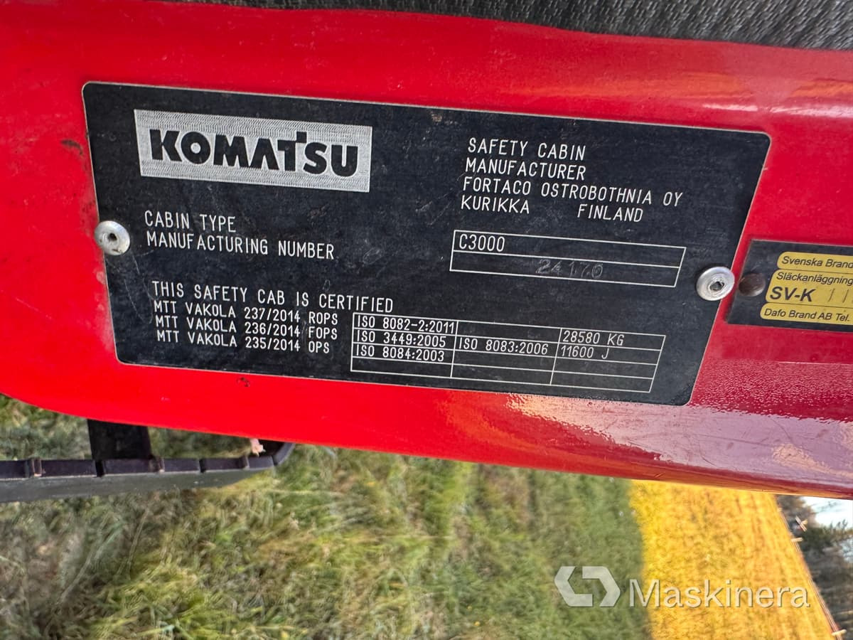 Skördare Skördare Komatsu XH 911 CX-6: bild 12