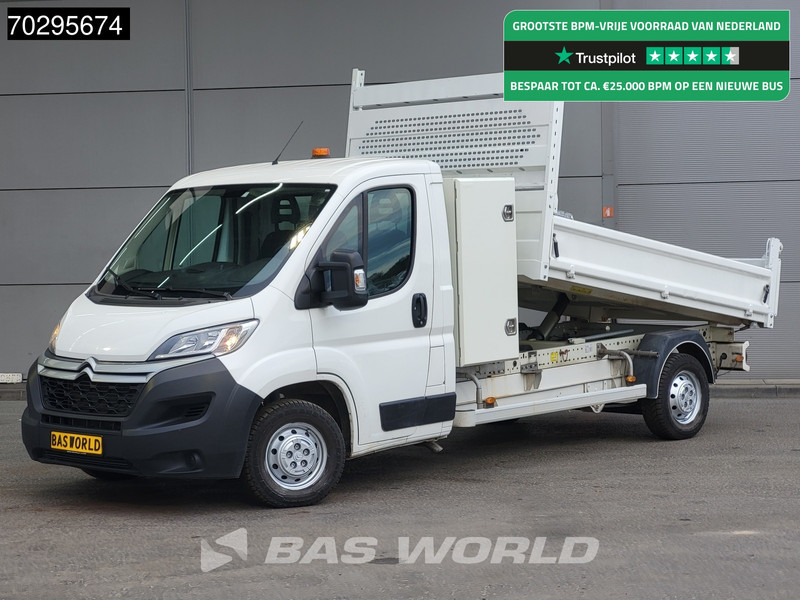 Citroën Jumper 110pk Kipper met Kist Trekhaak Euro6 Tipper Benne Kieper Trekhaak - Transportbil med tippflak: bild 1 Citroën Jumper 110pk Kipper met Kist Trekhaak Euro6 Tipper Benne Kieper Trekhaak - Transportbil med tippflak: bild 1