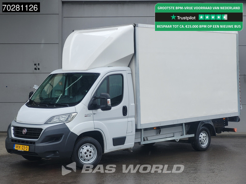 Fiat Ducato 130pk Euro6 Laadklep Bakwagen Zijdeur Airco Cruise Meubelbak Koffer 20m3 Airco Cruise control - Volymskåp: bild 1 Fiat Ducato 130pk Euro6 Laadklep Bakwagen Zijdeur Airco Cruise Meubelbak Koffer 20m3 Airco Cruise control - Volymskåp: bild 1