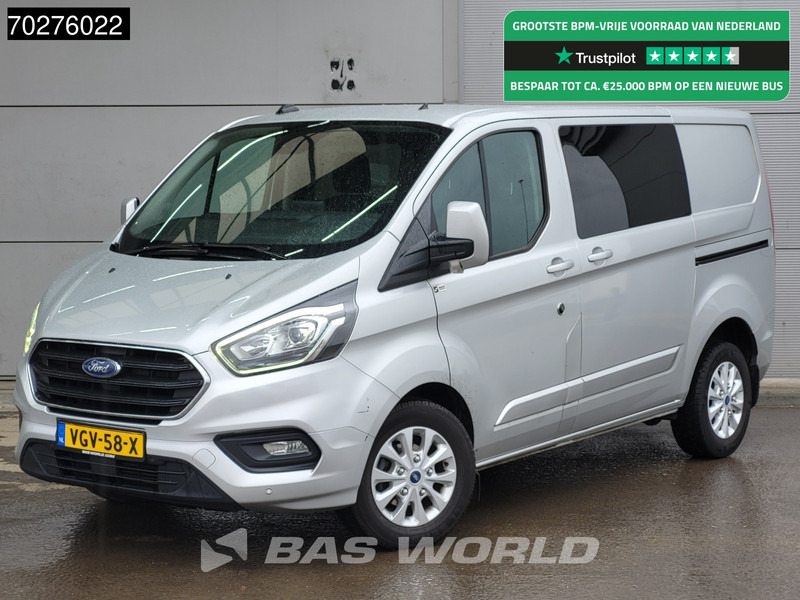 Ford Transit Custom 130PK Dubbel Cabine Automaat L1H1 LED Navi Trekhaak Camera Parkeersensoren Airco Cruise Doka Mixto L1 3Ton Airco Dubbel cabine T - Små skåpbil: bild 1 Ford Transit Custom 130PK Dubbel Cabine Automaat L1H1 LED Navi Trekhaak Camera Parkeersensoren Airco Cruise Doka Mixto L1 3Ton Airco Dubbel cabine T - Små skåpbil: bild 1