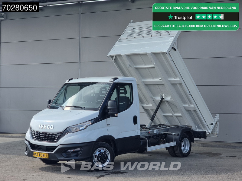 Iveco Daily 35C14 Kipper Dubbellucht Airco Cruise Euro6 Tipper Benne Kieper Airco Trekhaak Cruise control - Transportbil med tippflak: bild 1 Iveco Daily 35C14 Kipper Dubbellucht Airco Cruise Euro6 Tipper Benne Kieper Airco Trekhaak Cruise control - Transportbil med tippflak: bild 1