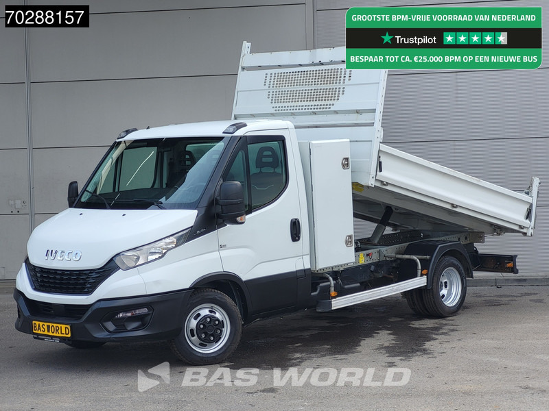 Iveco Daily 35C14 Kipper met Kist Dubbellucht 3,5t Trekhaak Airco Cruise Euro6 Tipper Benne Kieper 2m3 Airco Trekhaak Cruise control - Transportbil med tippflak: bild 1 Iveco Daily 35C14 Kipper met Kist Dubbellucht 3,5t Trekhaak Airco Cruise Euro6 Tipper Benne Kieper 2m3 Airco Trekhaak Cruise control - Transportbil med tippflak: bild 1