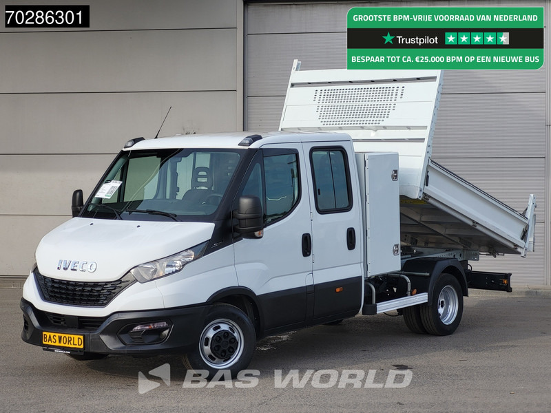 Iveco Daily 35C14 Open Laadbak met Kist Dubbel Cabine Dubbellucht 3,5t Trekhaak Airco Cruise Euro6 Pickup Pritsche Open Box 2m3 Airco Trekha - Transportbil med flak: bild 1 Iveco Daily 35C14 Open Laadbak met Kist Dubbel Cabine Dubbellucht 3,5t Trekhaak Airco Cruise Euro6 Pickup Pritsche Open Box 2m3 Airco Trekha - Transportbil med flak: bild 1