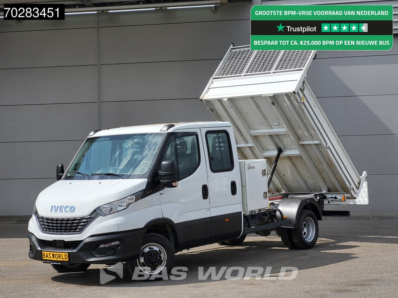 Iveco Daily 35C16 3.0L Kipper met Kist Dubbel Cabine Dubbellucht 3,5t Trekhaak Airco Cruise Euro6 Kieper Tipper Benne Airco Trekhaak Cruise - Transportbil med tippflak: bild 1 Iveco Daily 35C16 3.0L Kipper met Kist Dubbel Cabine Dubbellucht 3,5t Trekhaak Airco Cruise Euro6 Kieper Tipper Benne Airco Trekhaak Cruise - Transportbil med tippflak: bild 1