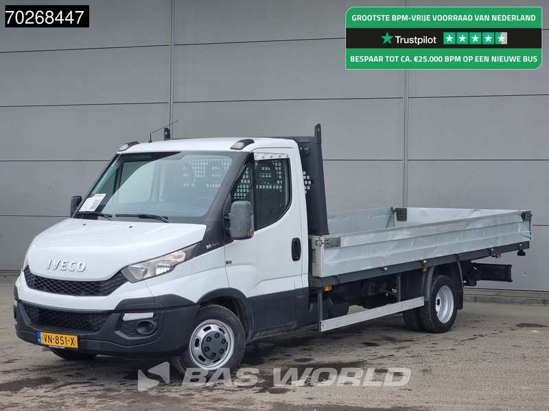 Iveco Daily 35C17 3.0L 170PK Open Laadbak Dubbellucht 3,5t Trekhaak Pritsche Pickup 4m3 Trekhaak Cruise control - Transportbil med flak: bild 1 Iveco Daily 35C17 3.0L 170PK Open Laadbak Dubbellucht 3,5t Trekhaak Pritsche Pickup 4m3 Trekhaak Cruise control - Transportbil med flak: bild 1