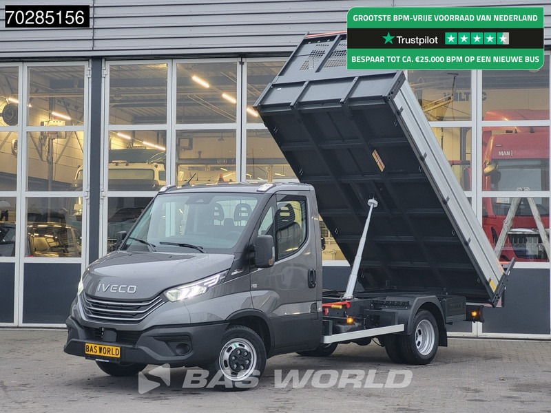 Iveco Daily 35C21 3.0L 210PK Automaat Open Laadbak 2025 model ACC Airco CarPlay Pritsche Pickup Open Box Airco - Transportbil med flak: bild 1 Iveco Daily 35C21 3.0L 210PK Automaat Open Laadbak 2025 model ACC Airco CarPlay Pritsche Pickup Open Box Airco - Transportbil med flak: bild 1