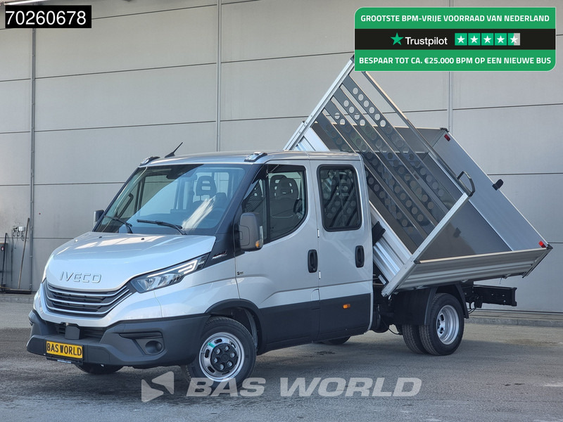 Iveco Daily 35C21 3 zijdige Kipper Dubbel Cabine 210PK 3.0L Dubbellucht Airco Cruise LED Camera Tipper Benne Kieper 2m3 Airco - Transportbil med tippflak: bild 1 Iveco Daily 35C21 3 zijdige Kipper Dubbel Cabine 210PK 3.0L Dubbellucht Airco Cruise LED Camera Tipper Benne Kieper 2m3 Airco - Transportbil med tippflak: bild 1