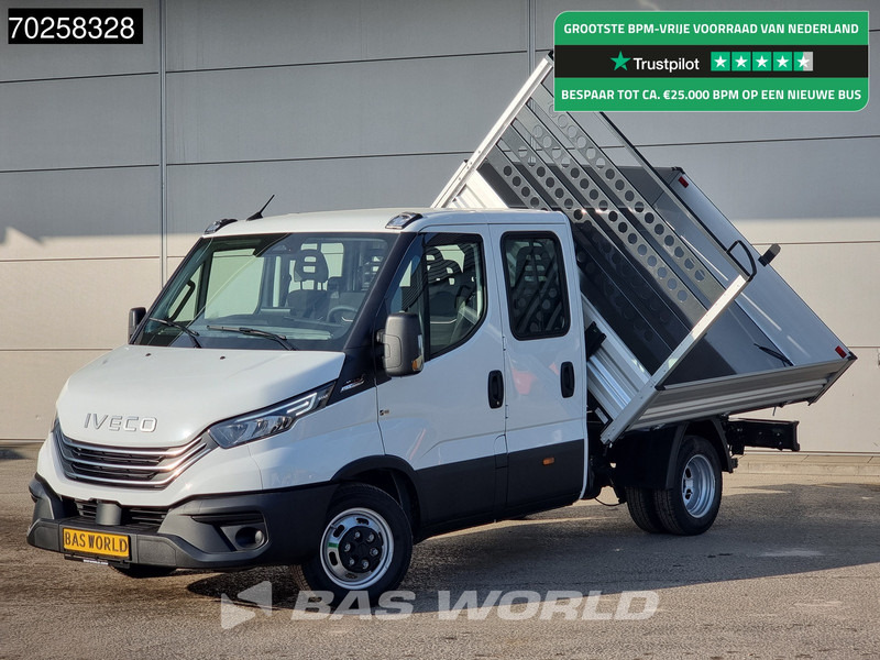 Iveco Daily 35C21 3 zijdige Kipper Dubbel Cabine 210PK 3.0L Dubbellucht Airco Cruise LED Camera Tipper Benne Kieper 2m3 Airco Trekhaak - Transportbil med tippflak: bild 1 Iveco Daily 35C21 3 zijdige Kipper Dubbel Cabine 210PK 3.0L Dubbellucht Airco Cruise LED Camera Tipper Benne Kieper 2m3 Airco Trekhaak - Transportbil med tippflak: bild 1