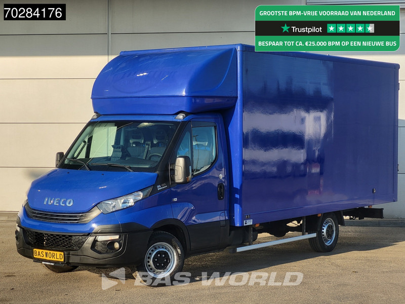 Iveco Daily 35S14 Automaat Bakwagen Achterdeuren 488cm lang! Airco Cruise Euro6 Meubelbak Koffer 24m3 Airco Cruise control - Volymskåp: bild 1 Iveco Daily 35S14 Automaat Bakwagen Achterdeuren 488cm lang! Airco Cruise Euro6 Meubelbak Koffer 24m3 Airco Cruise control - Volymskåp: bild 1