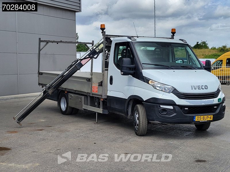 Iveco Daily 50C15 3.0L Euro6 Kraanwagen HIAB 013T PTO 3,5t Trekhaak Airco Cruise Kraan Crane Kranwagen Pickup Pritsche Airco Trekhaak Cruise - Transportbil med flak: bild 1 Iveco Daily 50C15 3.0L Euro6 Kraanwagen HIAB 013T PTO 3,5t Trekhaak Airco Cruise Kraan Crane Kranwagen Pickup Pritsche Airco Trekhaak Cruise - Transportbil med flak: bild 1