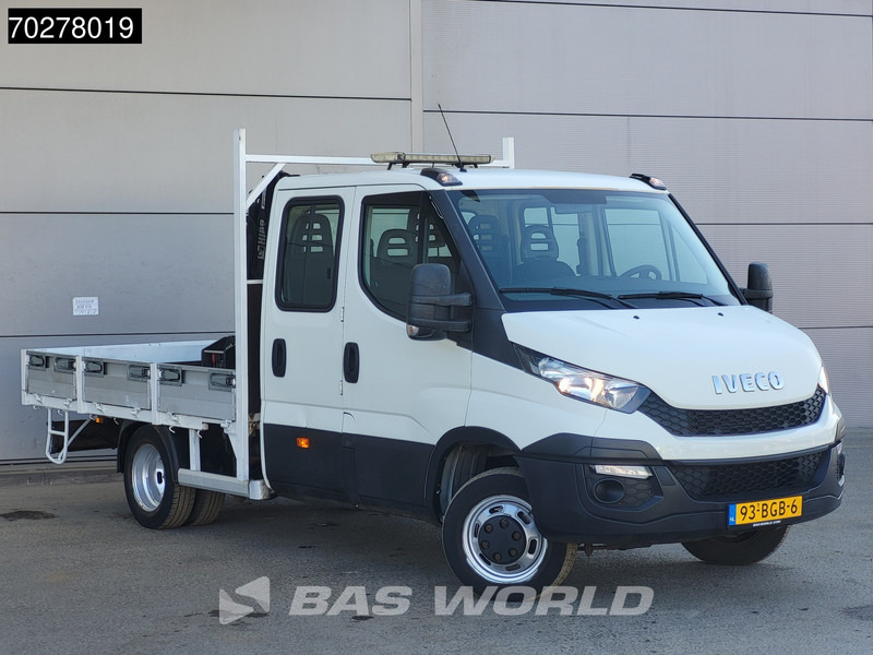 Iveco Daily 50C17 3.0L Automaat DC Open laadbak Kraan Hiab 017T-2 Airco APK 10-2025 Pickup Crane Kraanwagen Pritsche Airco Dubbel cabine - Transportbil med flak: bild 3 Iveco Daily 50C17 3.0L Automaat DC Open laadbak Kraan Hiab 017T-2 Airco APK 10-2025 Pickup Crane Kraanwagen Pritsche Airco Dubbel cabine - Transportbil med flak: bild 3