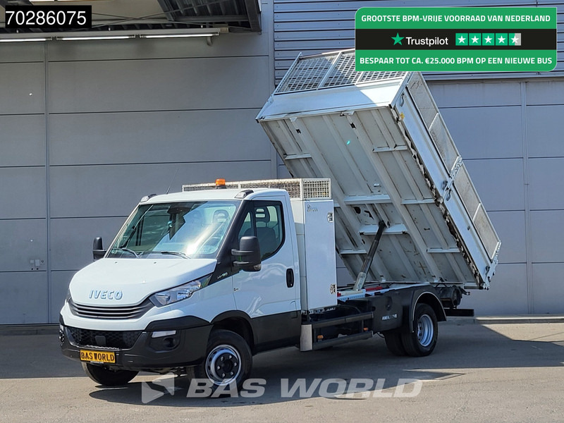 Iveco Daily 72C18 3.0L Kipper Dubbellucht 3,5t Trekhaak Airco Cruise Euro6 Tipper Benne Kieper 7m3 Airco Trekhaak Cruise control - Transportbil med tippflak: bild 1 Iveco Daily 72C18 3.0L Kipper Dubbellucht 3,5t Trekhaak Airco Cruise Euro6 Tipper Benne Kieper 7m3 Airco Trekhaak Cruise control - Transportbil med tippflak: bild 1