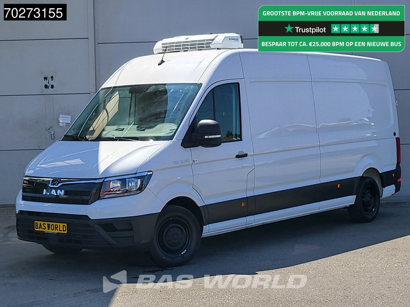 MAN TGE 3.140 Koelwagen Automaat Thermo King V-300 MAX L4H3 230V Stekker Camera Airco Parkeersensoren L3H2 Koel Koeler Kühl Kühl Kühlwagen Eur - Kylbil: bild 1 MAN TGE 3.140 Koelwagen Automaat Thermo King V-300 MAX L4H3 230V Stekker Camera Airco Parkeersensoren L3H2 Koel Koeler Kühl Kühl Kühlwagen Eur - Kylbil: bild 1