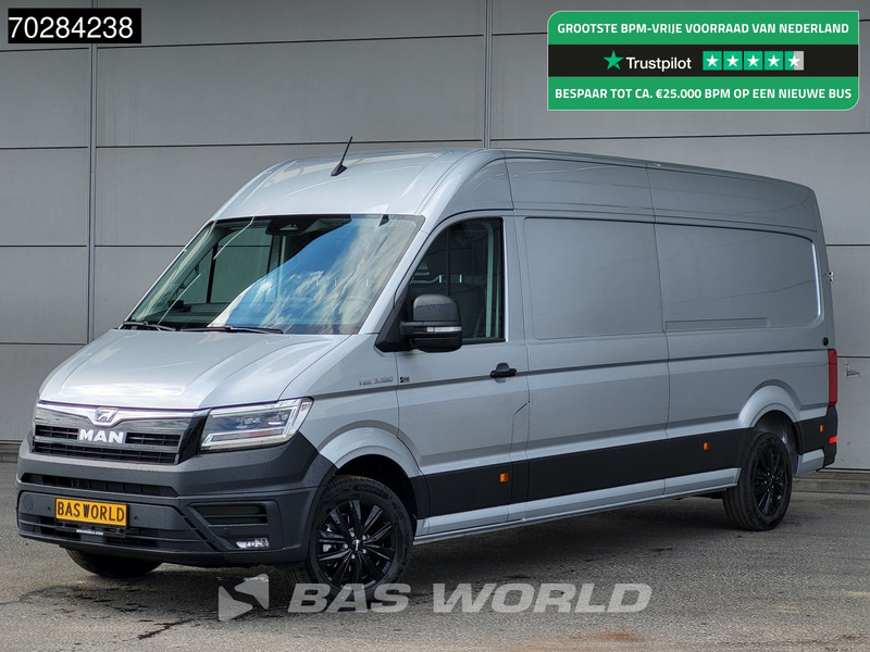 MAN TGE 3.180 Automaat 2025 Facelift L4H3 Trekhaak LED ACC Navi Airco Camera Parkeersensoren Euro6 L3H2 15m3 Airco Trekhaak - Skåpbil: bild 1 MAN TGE 3.180 Automaat 2025 Facelift L4H3 Trekhaak LED ACC Navi Airco Camera Parkeersensoren Euro6 L3H2 15m3 Airco Trekhaak - Skåpbil: bild 1