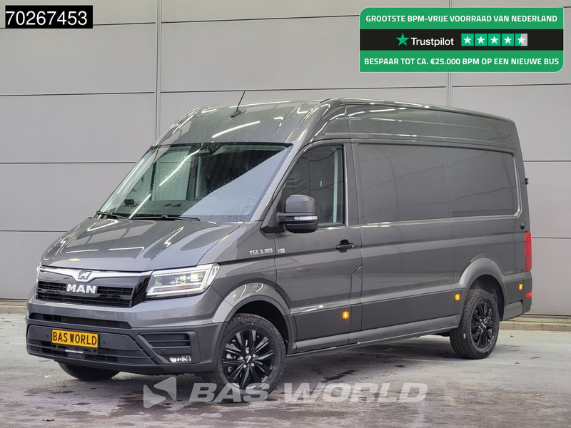 MAN TGE 3.180 Automaat 2025 model Facelift Black Edition L3H3 ACC Trekhaak L2H2 11m3 Airco Trekhaak - Skåpbil: bild 1 MAN TGE 3.180 Automaat 2025 model Facelift Black Edition L3H3 ACC Trekhaak L2H2 11m3 Airco Trekhaak - Skåpbil: bild 1