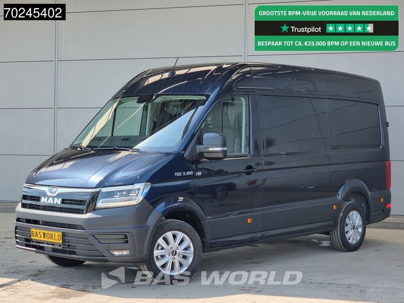 MAN TGE 3.180 Automaat L3H3 Starlight Blue LED Velgen Groot scherm Camera CarPlay 11m3 Airco Cruise control - Skåpbil: bild 1 MAN TGE 3.180 Automaat L3H3 Starlight Blue LED Velgen Groot scherm Camera CarPlay 11m3 Airco Cruise control - Skåpbil: bild 1