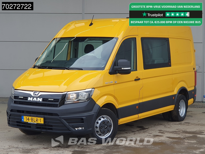 MAN TGE 5.180 Automaat Dubbel Cabine Dubbellucht Werkplaatsinrichting Trekhaak Omvormer Camera Parkeersensoren Airco Cruise L2H2 8m3 Airco Dub - Skåpbil: bild 1 MAN TGE 5.180 Automaat Dubbel Cabine Dubbellucht Werkplaatsinrichting Trekhaak Omvormer Camera Parkeersensoren Airco Cruise L2H2 8m3 Airco Dub - Skåpbil: bild 1