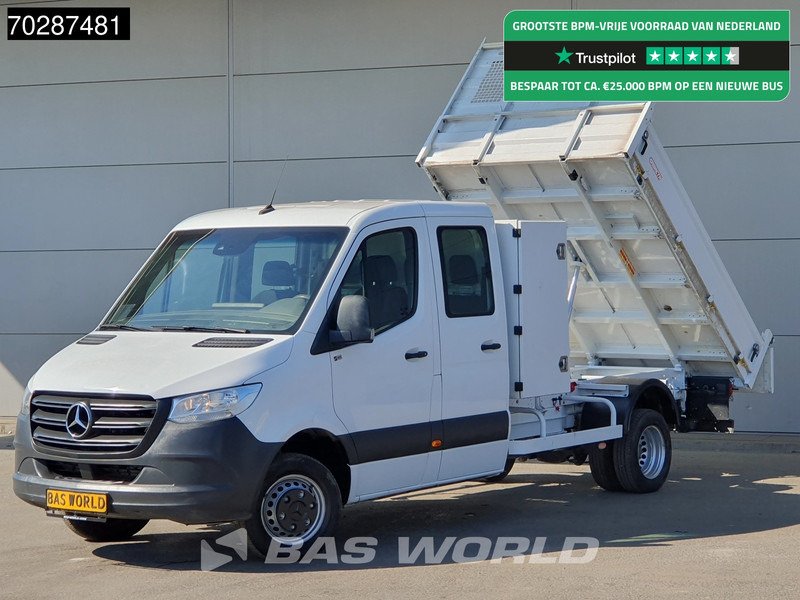 Mercedes-Benz Sprinter 514 CDI Kipper met Kist Dubbel Cabine Dubbellucht 3,5t Trekhaak Airco Cruise Euro6 Tipper Benne Kieper 2m3 Airco Trekhaak Cruise - Transportbil med tippflak: bild 1 Mercedes-Benz Sprinter 514 CDI Kipper met Kist Dubbel Cabine Dubbellucht 3,5t Trekhaak Airco Cruise Euro6 Tipper Benne Kieper 2m3 Airco Trekhaak Cruise - Transportbil med tippflak: bild 1