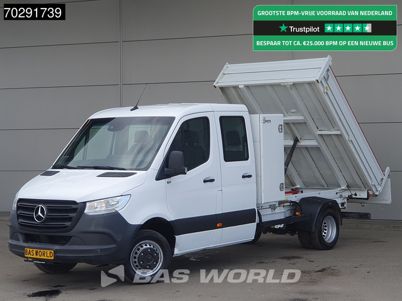 Mercedes-Benz Sprinter 514 CDI Open Laadbak met Kist Dubbel Cabine Dubbellucht 3,5t Trekhaak Airco Cruise Euro6 Pritsche Pickup Open Box Airco Trekhaak - Transportbil med flak: bild 1 Mercedes-Benz Sprinter 514 CDI Open Laadbak met Kist Dubbel Cabine Dubbellucht 3,5t Trekhaak Airco Cruise Euro6 Pritsche Pickup Open Box Airco Trekhaak - Transportbil med flak: bild 1