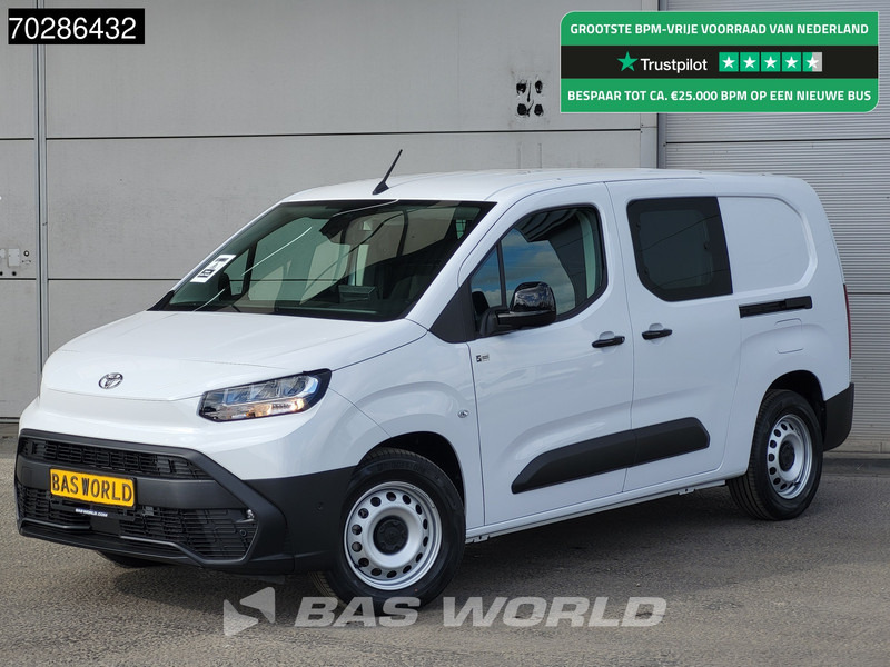 Toyota ProAce City 136pk Elektrisch 50kWh Long 2x Schuifdeur WLTP 275km LED Airco CarPlay Camera Parkeersensoren 3m3 Airco Cruise control - Små skåpbil, El transportbil: bild 1 Toyota ProAce City 136pk Elektrisch 50kWh Long 2x Schuifdeur WLTP 275km LED Airco CarPlay Camera Parkeersensoren 3m3 Airco Cruise control - Små skåpbil, El transportbil: bild 1
