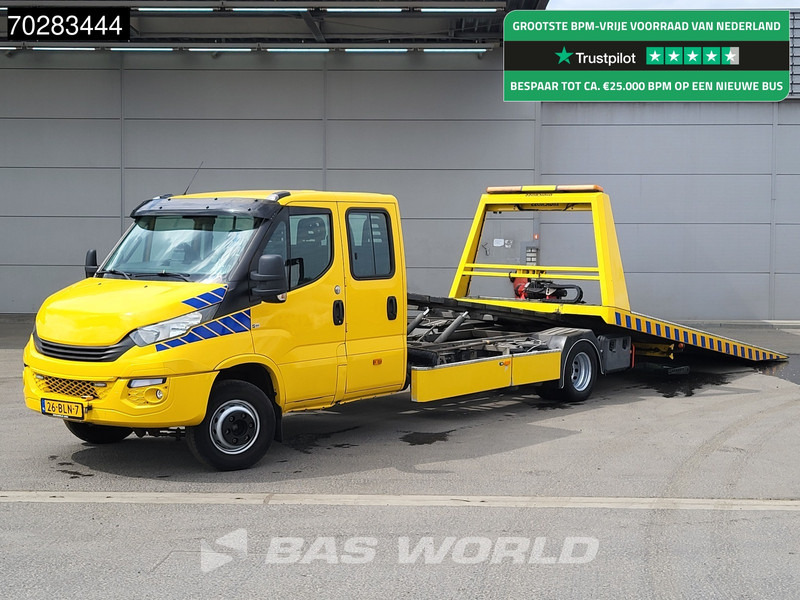 Iveco Daily 70C18 3.0L Autotransporter Luchtvering 3,5t Trekhaak Lier Airco Cruise Euro6 Cartransporter Oprijwagen Trekhaak Cruise control - Transportbil: bild 1 Iveco Daily 70C18 3.0L Autotransporter Luchtvering 3,5t Trekhaak Lier Airco Cruise Euro6 Cartransporter Oprijwagen Trekhaak Cruise control - Transportbil: bild 1