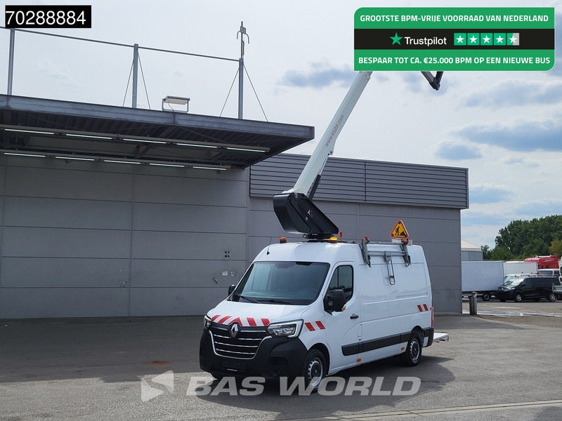 Renault Master 145PK Hoogwerker 11meter Werkhoogte Trekhaak LED Airco Cruise Camera Euro6 Nacelle Arbeitsbühne 1Personen Airco Trekhaak Cruise contro - Transportbil: bild 1 Renault Master 145PK Hoogwerker 11meter Werkhoogte Trekhaak LED Airco Cruise Camera Euro6 Nacelle Arbeitsbühne 1Personen Airco Trekhaak Cruise contro - Transportbil: bild 1