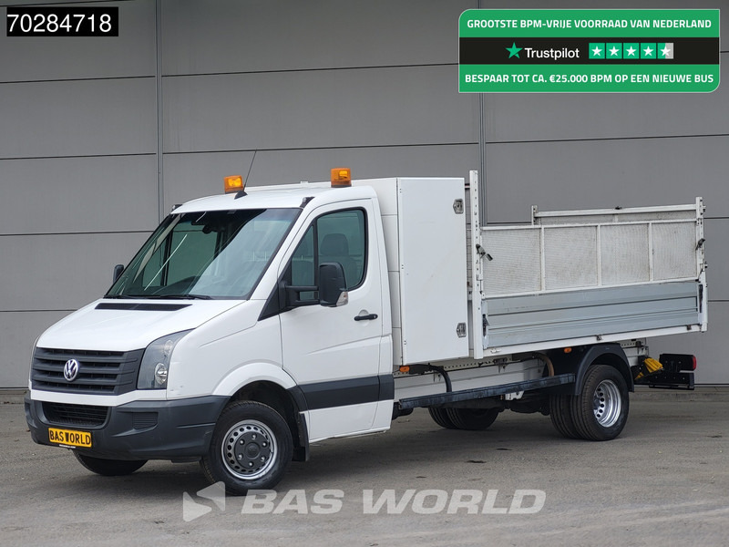 Volkswagen Crafter 136pk Open Laadbak met Kist Dubbellucht 3,5t Trekhaak Pritsche Pickup Open Box Trekhaak - Transportbil med flak: bild 1 Volkswagen Crafter 136pk Open Laadbak met Kist Dubbellucht 3,5t Trekhaak Pritsche Pickup Open Box Trekhaak - Transportbil med flak: bild 1