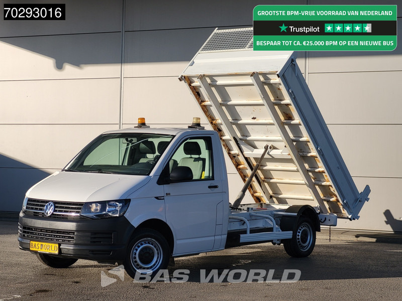 Volkswagen Transporter 150PK Kipper Trekhaak Euro6 Tipper Benne Kieper 2m3 Trekhaak - Transportbil med tippflak: bild 1 Volkswagen Transporter 150PK Kipper Trekhaak Euro6 Tipper Benne Kieper 2m3 Trekhaak - Transportbil med tippflak: bild 1