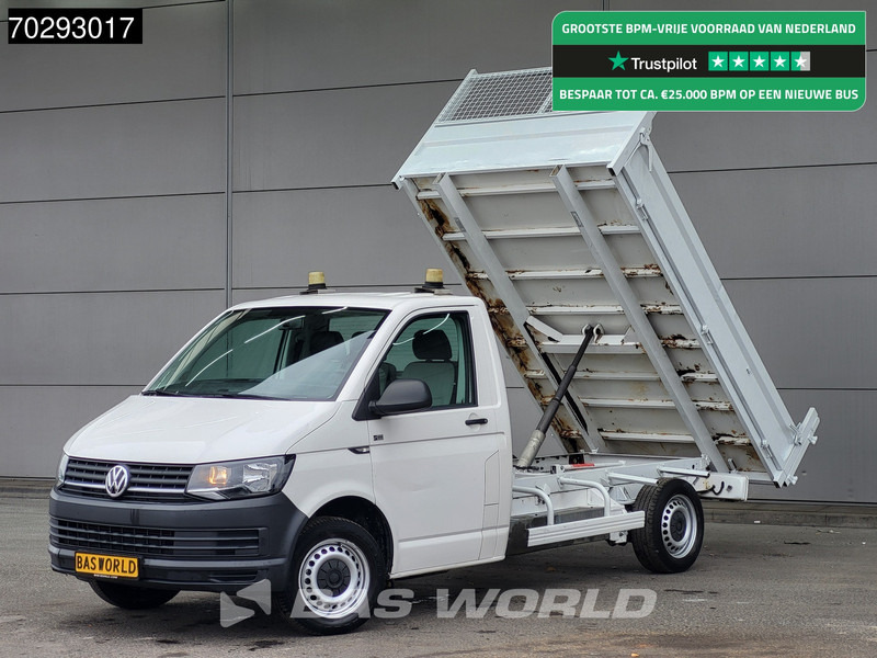 Volkswagen Transporter 150PK Kipper Trekhaak Euro6 Tipper Benne Kieper Trekhaak - Transportbil med flak: bild 1 Volkswagen Transporter 150PK Kipper Trekhaak Euro6 Tipper Benne Kieper Trekhaak - Transportbil med flak: bild 1