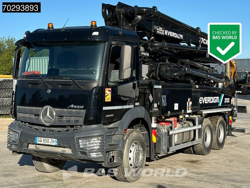 Mercedes-Benz Arocs 2840 Arocs 6X4 NEW! Everdigm 37CX-5 concrete pump Steel Suspension Automatic Euro 6 - Betongpump: bild 1 Mercedes-Benz Arocs 2840 Arocs 6X4 NEW! Everdigm 37CX-5 concrete pump Steel Suspension Automatic Euro 6 - Betongpump: bild 1