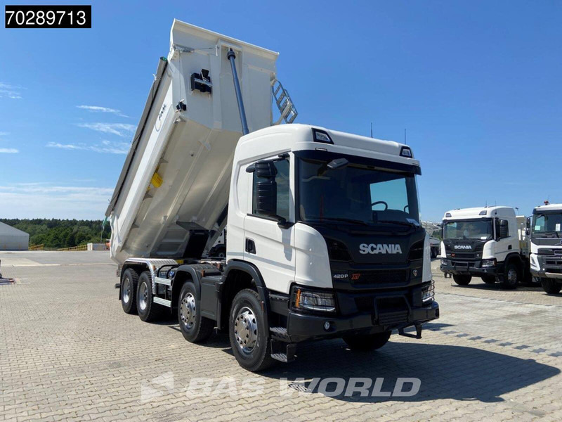 Scania P420 8X4 NEW! 18m3 Steel tipper Steelsuspension Automatic Euro 6 - Tippbil lastbil: bild 3 Scania P420 8X4 NEW! 18m3 Steel tipper Steelsuspension Automatic Euro 6 - Tippbil lastbil: bild 3