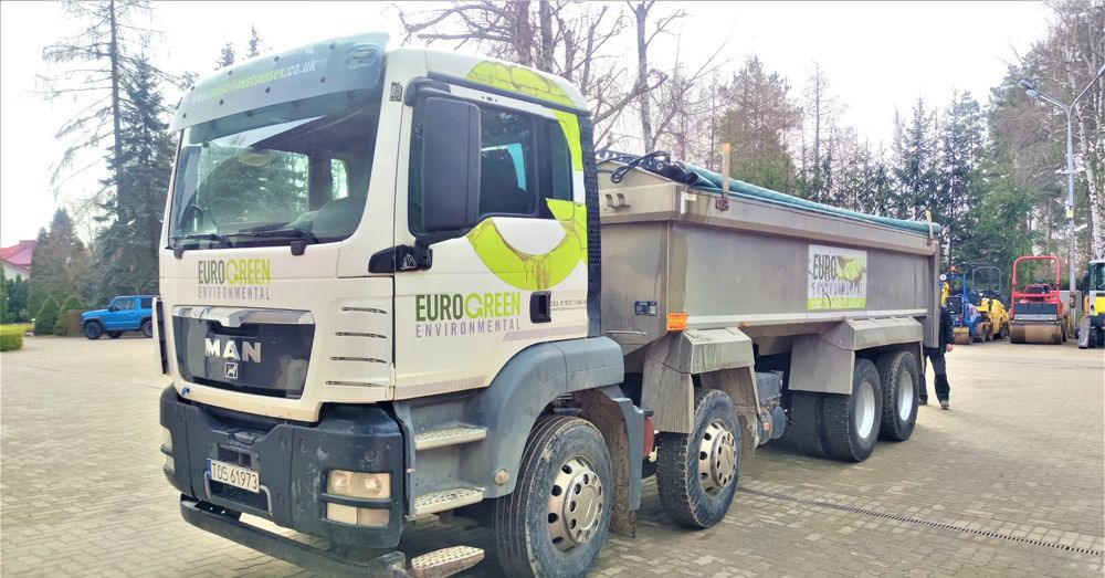 MAN TGS 32.400 8X4 BB - Tippbil lastbil: bild 3 MAN TGS 32.400 8X4 BB - Tippbil lastbil: bild 3