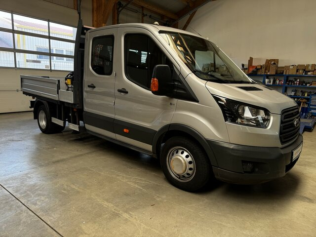 FORD Transit FT 350L Doka TdCI 1.2t Fassi Kran - Transportbil med flak, Dubbelhytt transportbil: bild 4 FORD Transit FT 350L Doka TdCI 1.2t Fassi Kran - Transportbil med flak, Dubbelhytt transportbil: bild 4