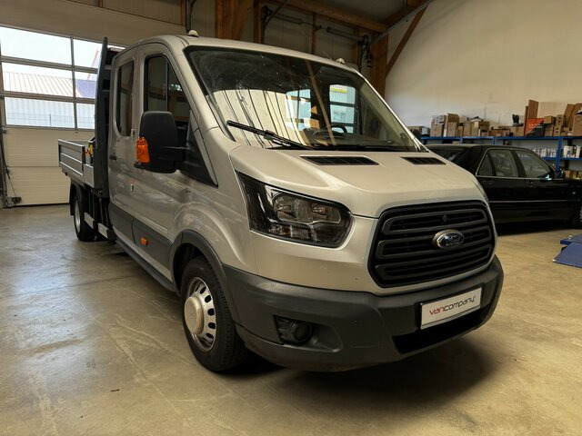 FORD Transit FT 350L Doka TdCI 1.2t Fassi Kran - Transportbil med flak, Dubbelhytt transportbil: bild 3 FORD Transit FT 350L Doka TdCI 1.2t Fassi Kran - Transportbil med flak, Dubbelhytt transportbil: bild 3