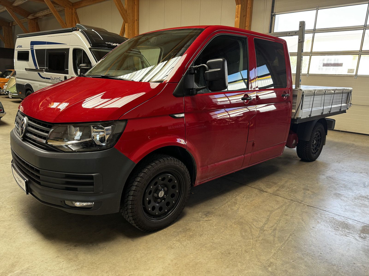 Volkswagen T6 Doka 2.0 TDI 4Motion Klima Webasto - Transportbil med flak, Dubbelhytt transportbil: bild 1 Volkswagen T6 Doka 2.0 TDI 4Motion Klima Webasto - Transportbil med flak, Dubbelhytt transportbil: bild 1