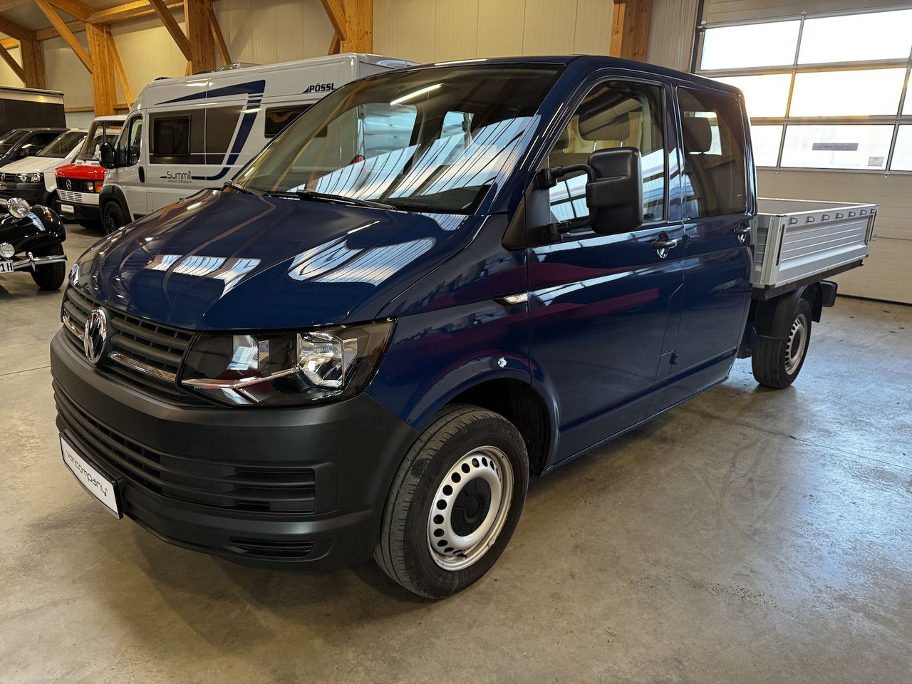 Volkswagen T6 Doka Pritsche 2.0 TDI 4Motion 4x4 indienblau - Transportbil med flak: bild 1 Volkswagen T6 Doka Pritsche 2.0 TDI 4Motion 4x4 indienblau - Transportbil med flak: bild 1