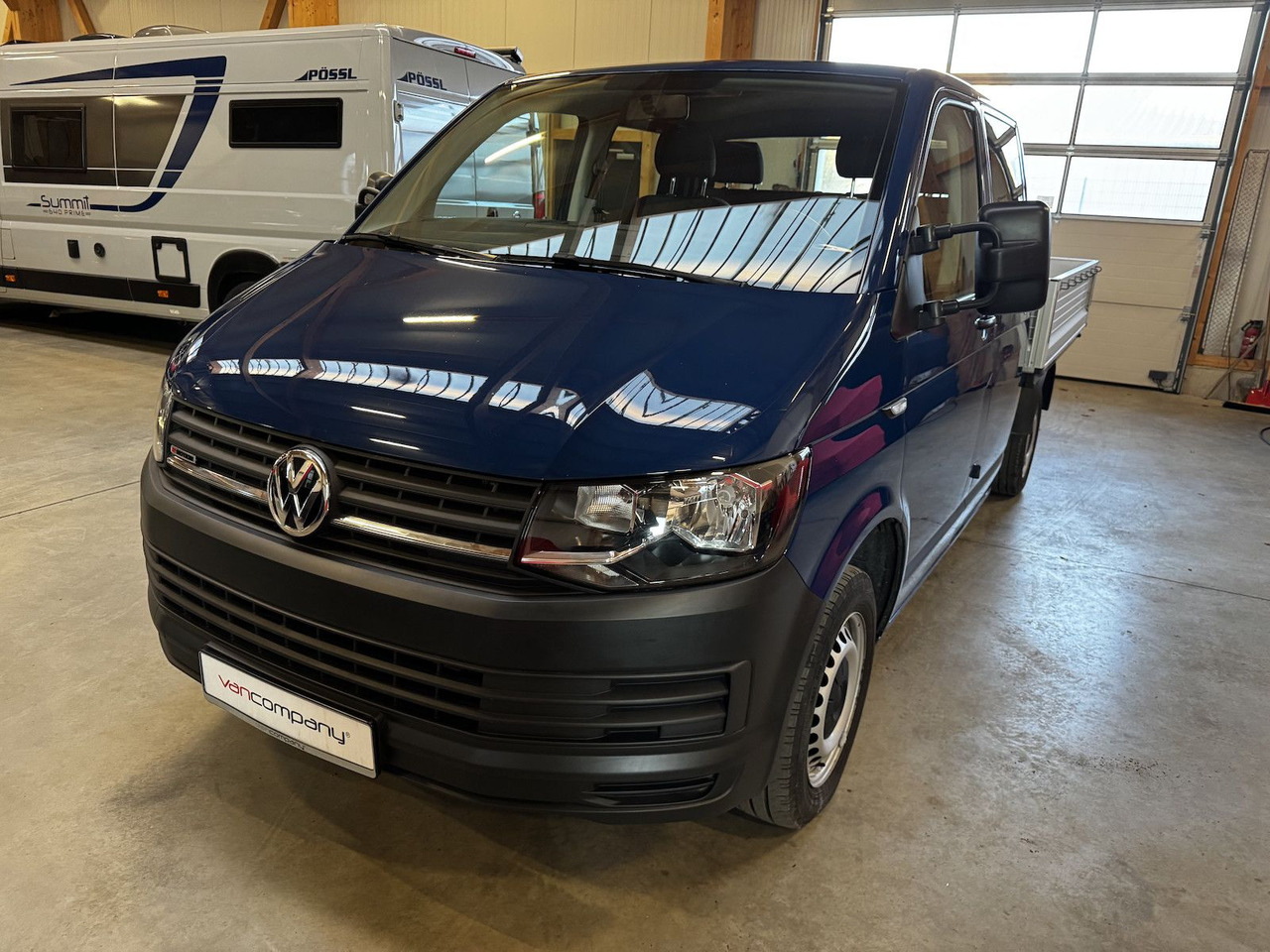 Volkswagen T6 Doka Pritsche 2.0 TDI 4Motion 4x4 indienblau - Transportbil med flak: bild 2 Volkswagen T6 Doka Pritsche 2.0 TDI 4Motion 4x4 indienblau - Transportbil med flak: bild 2