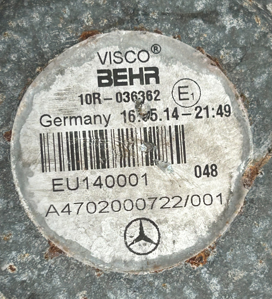 MERCEDES-BENZ VISCOT CLUTCH + FAN ACTROS MP4 - Fläkt: bild 4 MERCEDES-BENZ VISCOT CLUTCH + FAN ACTROS MP4 - Fläkt: bild 4