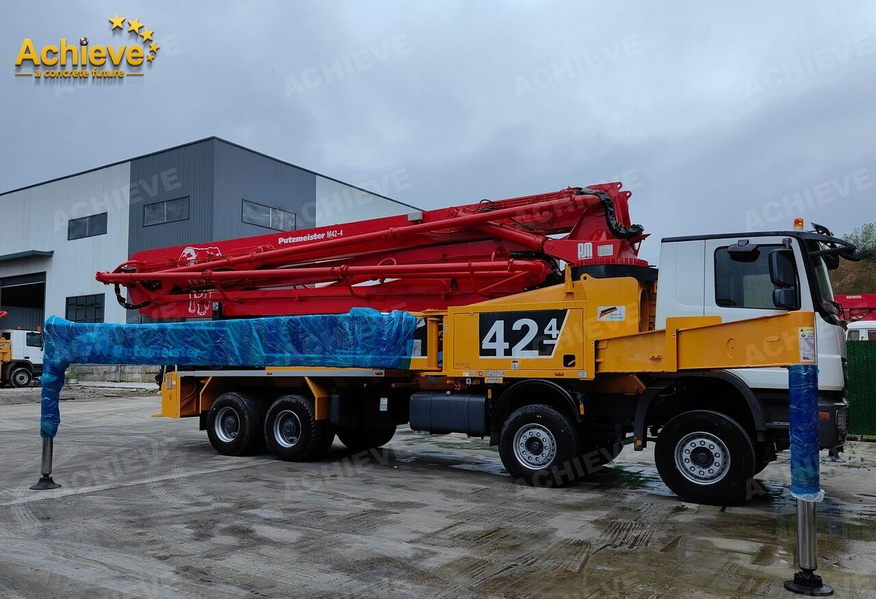 Betongpump PUTZMEISTER Mercedes-Benz Actros 4141 concrete pumpM42-4R 170 m³【ACHIEVE】TOP CONDITION!!!: bild 6