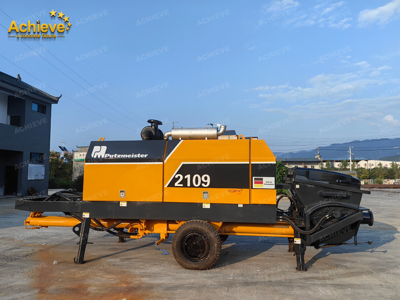 Putzmeister 2013 putzmeist BSA2109H-D Stationary concrete pump【ACHIEVE】TOP CONDITION!!! - Stationär betongpump: bild 1 Putzmeister 2013 putzmeist BSA2109H-D Stationary concrete pump【ACHIEVE】TOP CONDITION!!! - Stationär betongpump: bild 1