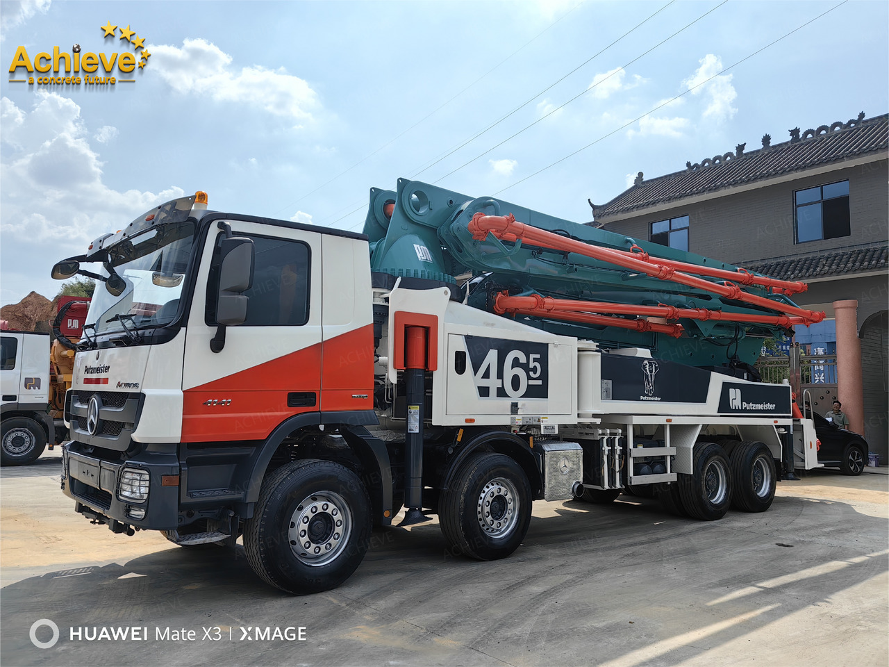 Putzmeister Compact Truck-Mounted Concrete Pump M46-5 【ACHIEVE】TOP CONDITION!!! - Betongpump: bild 2 Putzmeister Compact Truck-Mounted Concrete Pump M46-5 【ACHIEVE】TOP CONDITION!!! - Betongpump: bild 2
