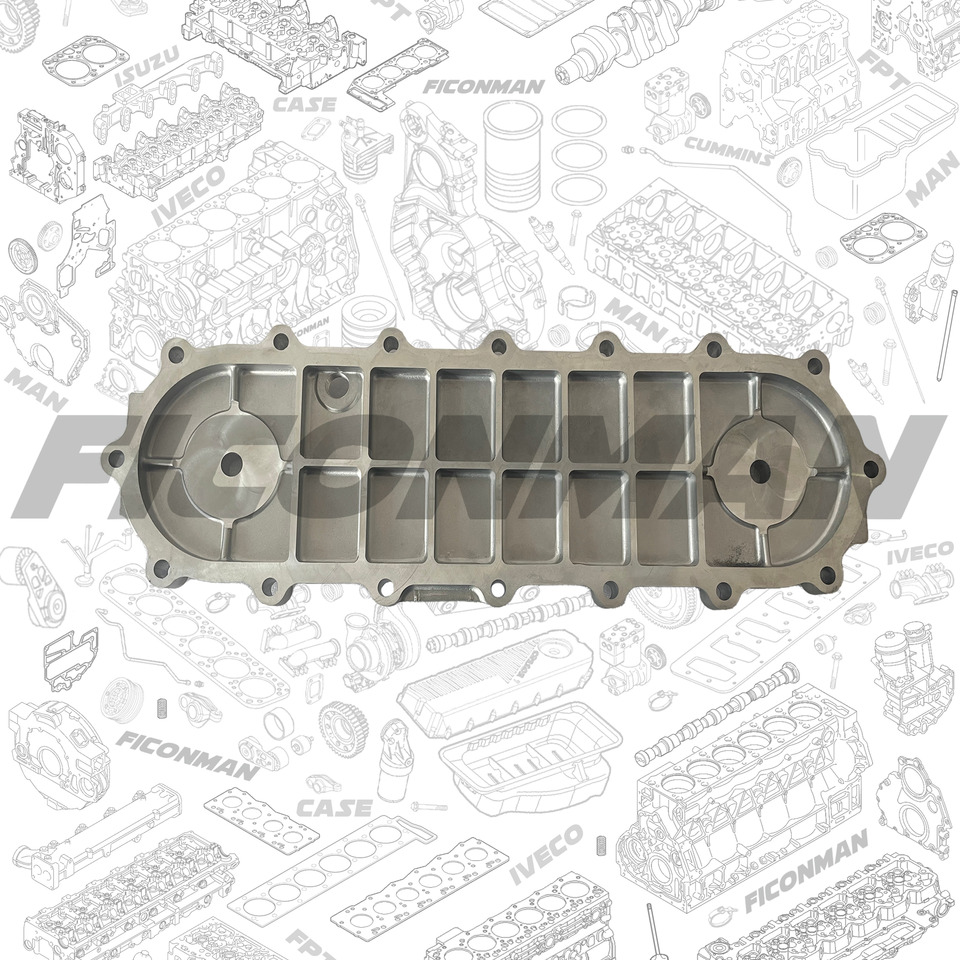 FPT IVECO CASE Cursor9 FPT IVECO CASE Cursor9 Euro 6 F2CFE612 A/B/D F2CFE614A*B041/F2CGE614F*V004 5802431166 EXCHANGER COVER - OIL HEAT EXCHANGER 504127468 - Oljekylare för Tippbil lastbil: bild 2 FPT IVECO CASE Cursor9 FPT IVECO CASE Cursor9 Euro 6 F2CFE612 A/B/D F2CFE614A*B041/F2CGE614F*V004 5802431166 EXCHANGER COVER - OIL HEAT EXCHANGER 504127468 - Oljekylare för Tippbil lastbil: bild 2
