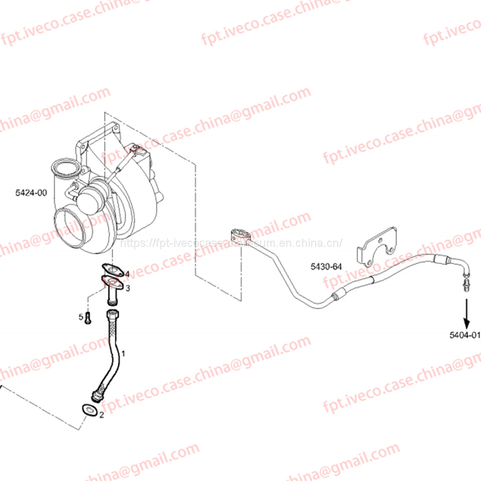 FPT IVECO CASE Cursor9Bus F2CFE612D*J231/F2CFE612A*J098 5802748674 TURBOCHARGER OIL LINE 504354439 - Turbo för Buss: bild 4 FPT IVECO CASE Cursor9Bus F2CFE612D*J231/F2CFE612A*J098 5802748674 TURBOCHARGER OIL LINE 504354439 - Turbo för Buss: bild 4
