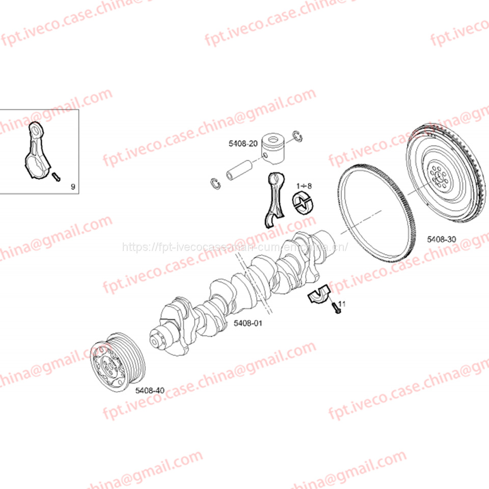 FPT IVECO CASE FPT IVECO CASE Cursor9 Euro 6 F2CFE612 A/B/D F2CFE612D*J231/F2CFE612A*J098 5802748674 connecting rod assy 504128706 5801686231 - Vevstake för Lastbil: bild 5 FPT IVECO CASE FPT IVECO CASE Cursor9 Euro 6 F2CFE612 A/B/D F2CFE612D*J231/F2CFE612A*J098 5802748674 connecting rod assy 504128706 5801686231 - Vevstake för Lastbil: bild 5